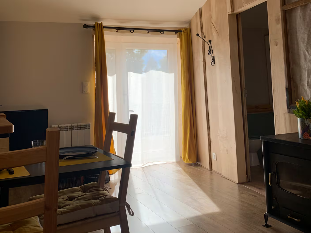 vue sur l'entrée du logement