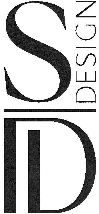 Logo avec une lettre S et D en noir