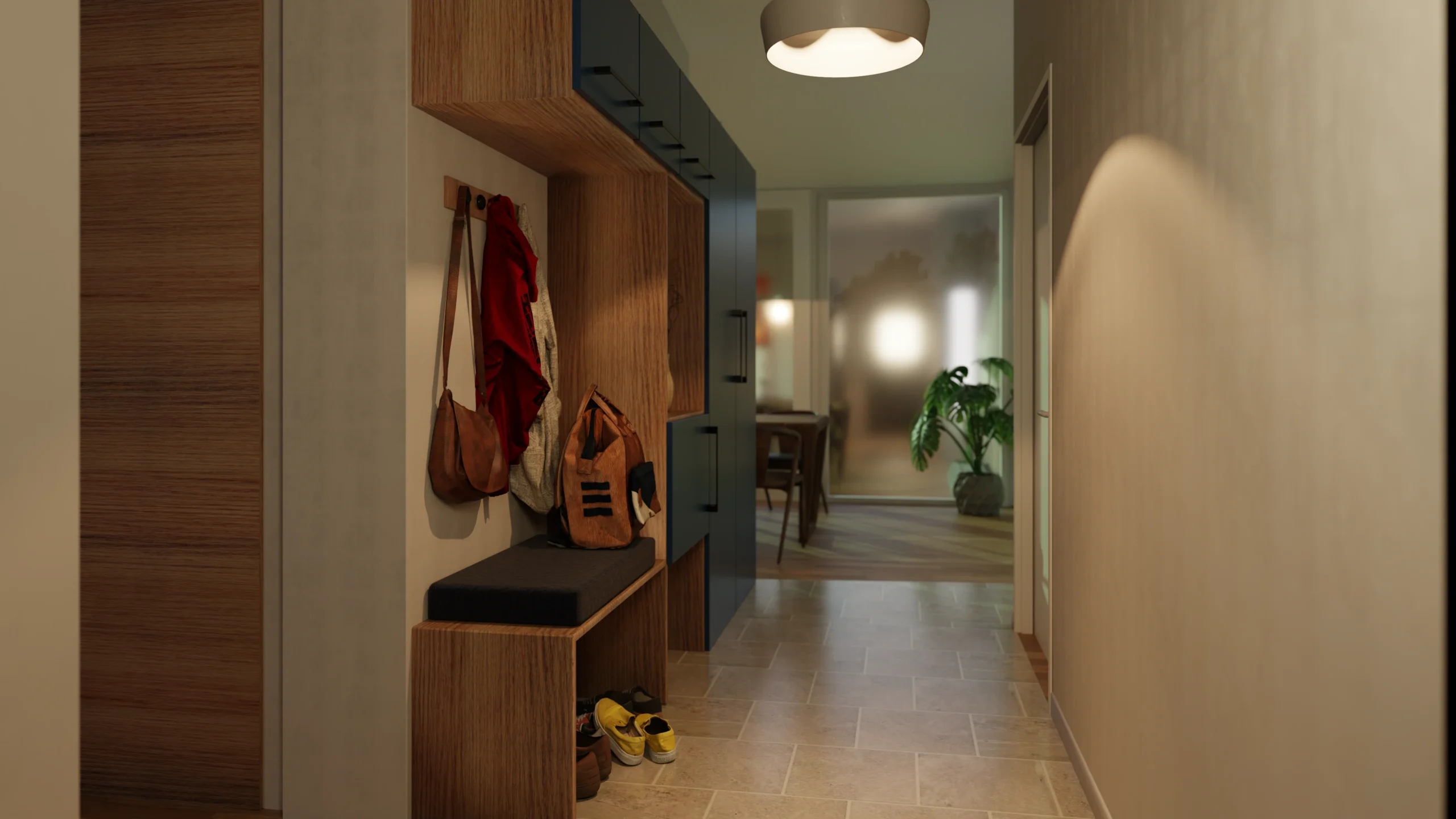 rendu 3D d'une entre d'extension à thouare sur loire